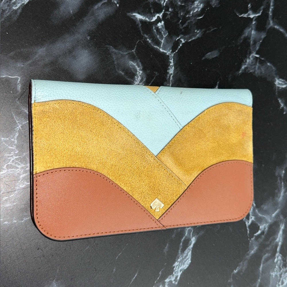 KATE SPADE Nadine Patchwork MED Clutch Wallet AUTHENTIC - Picture 9 of 13